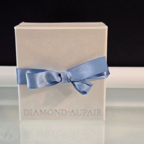 Diamond Aupair Jewelry Case Presentation Box Empty - Picture 2 of 5